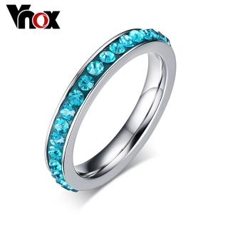 Kék kristályköves gyűrű